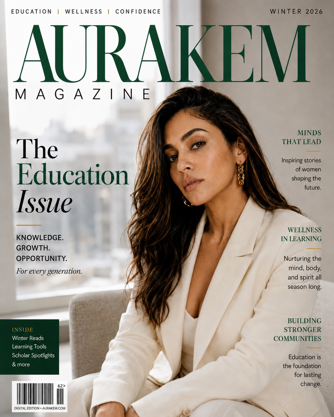 AuraKem Magazine Winter 2026 cover
